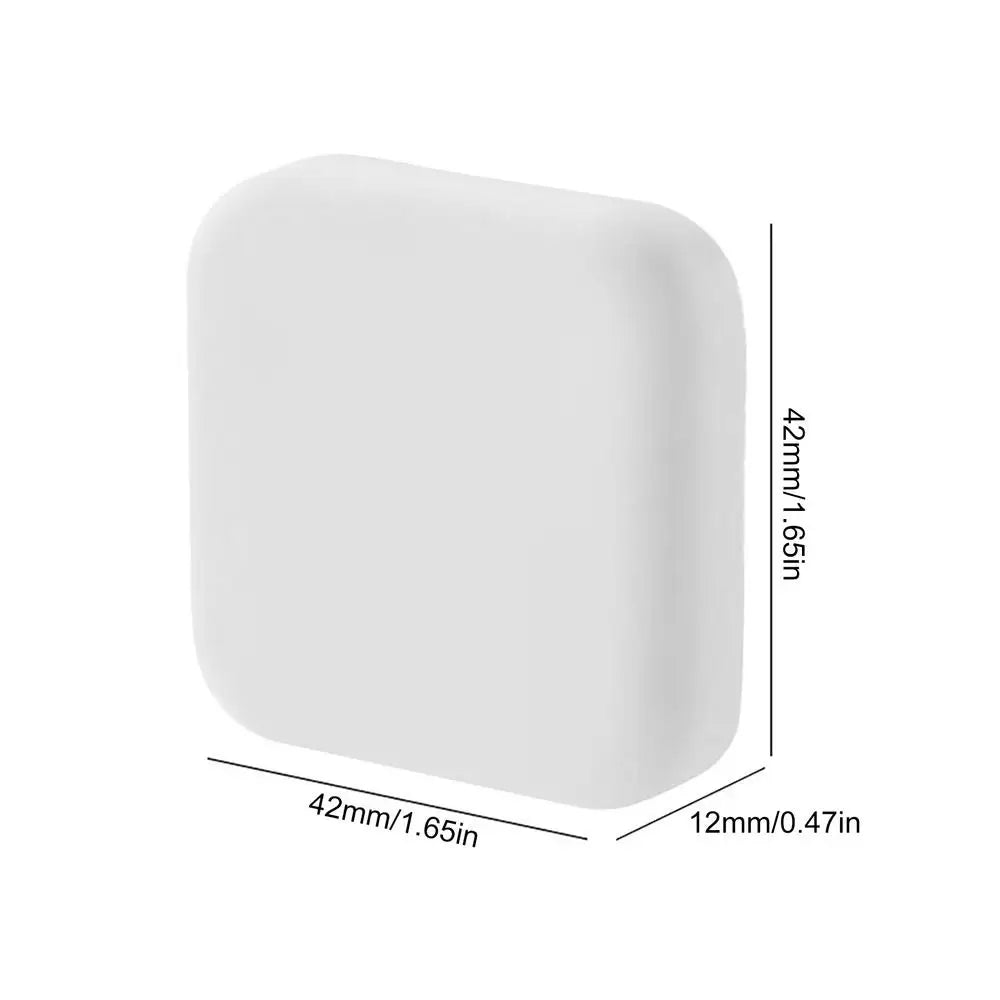 Silicone Door Stopper Wall Anti-collision Door Stopper Adhesive Pad Cabinet Door Bumpers Protection Porte Pad Wall Protector Pad Oasis Select White