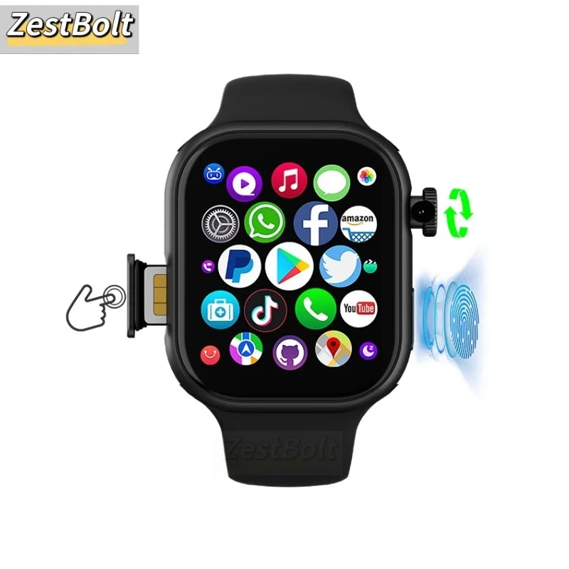 GOLDENSPIKE VP19 Pro 4G Android Smartwatch | AMOLED GPS Camera