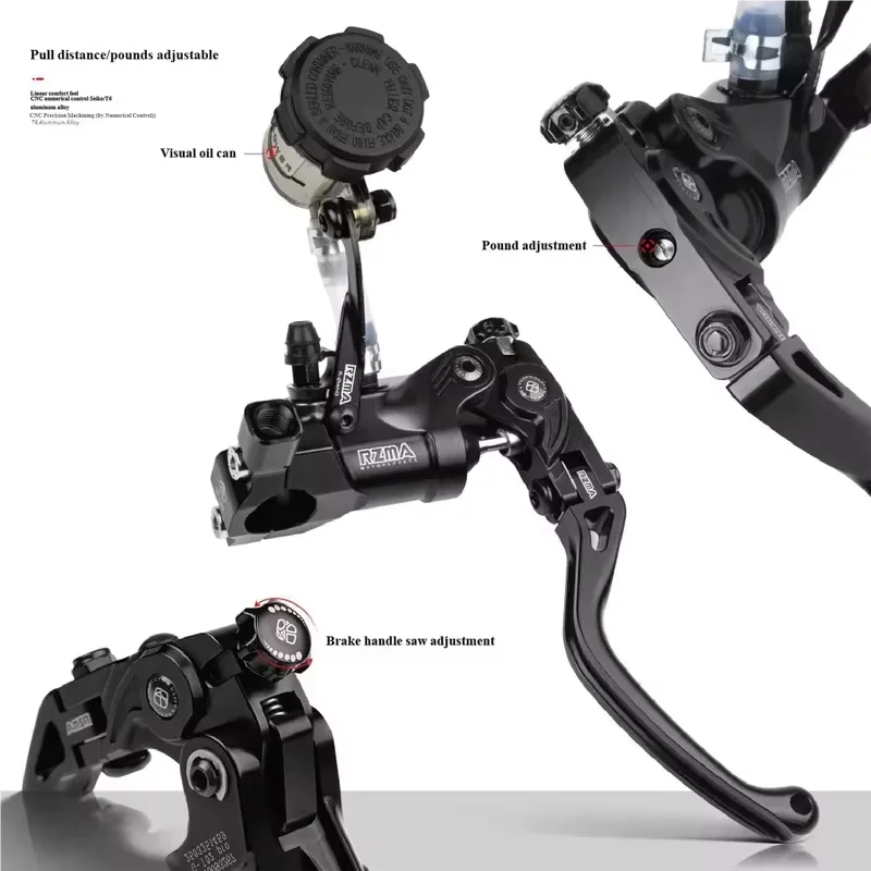 RZMA Ruizuma brake pump GT02 new direct push track version folding rod weight adjustable linear feel Oasis Select