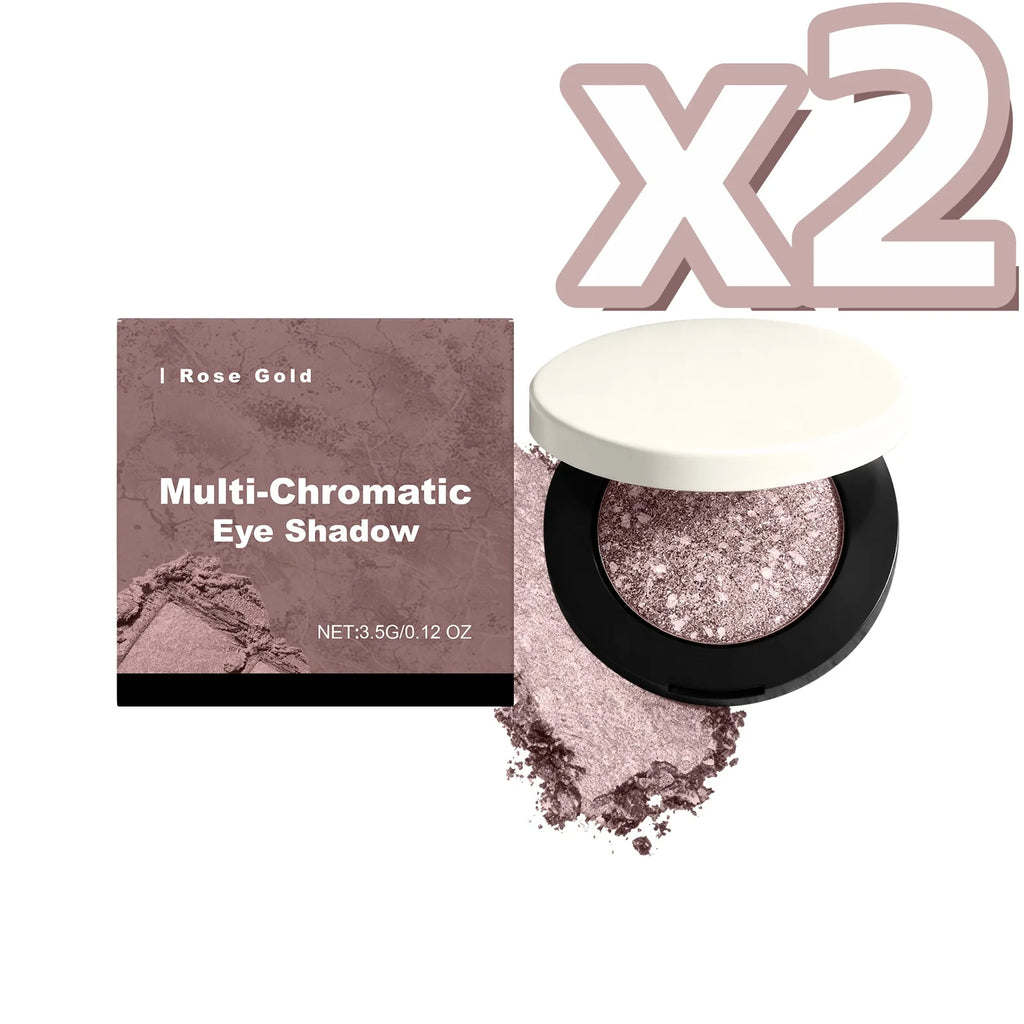 Shining Eye Shadow Palette Matte Shimmer Professional Color Blendable Natural Daily Makeup Charm Fashion Eyeshadow Makeup Powder Oasis Select Rose Gold X 2