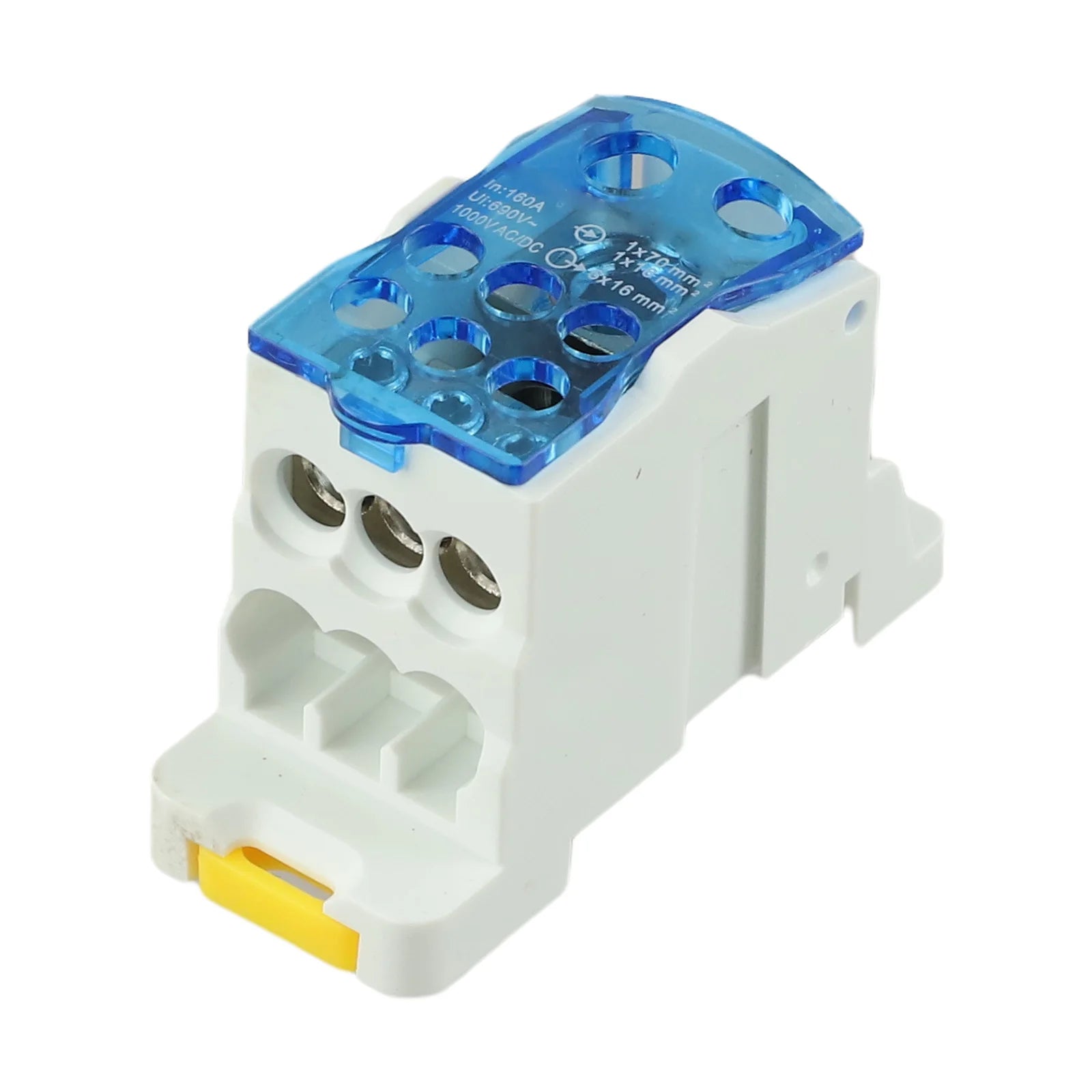 80A ~500A Electric Split Din Rail Terminal Block Junction Box Power Wire Electrical Connector Terminal Block Connector Oasis Select