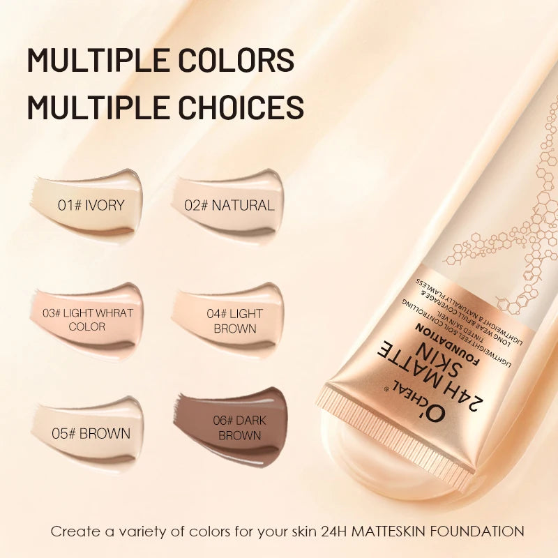 Waterproof Liquid Foundation – Natural Finish, Multi-Shade Liquid Foundation Oasis Select
