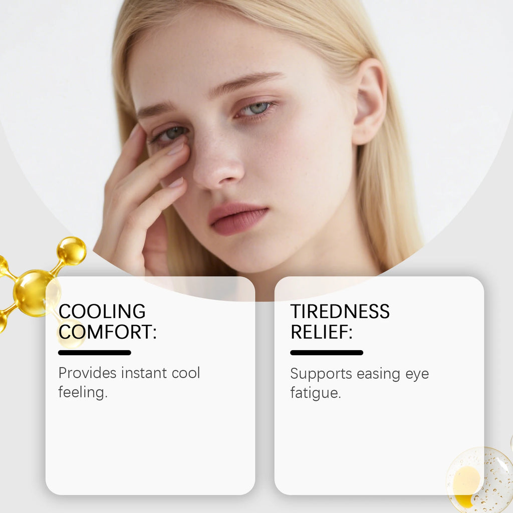 Cooling Eye Patches for Tired Eyes Soothing Hydrating Eye Care Under Eye Gel Mask for Dark Circles Puffy Eyes Travel Friendly Oasis Select