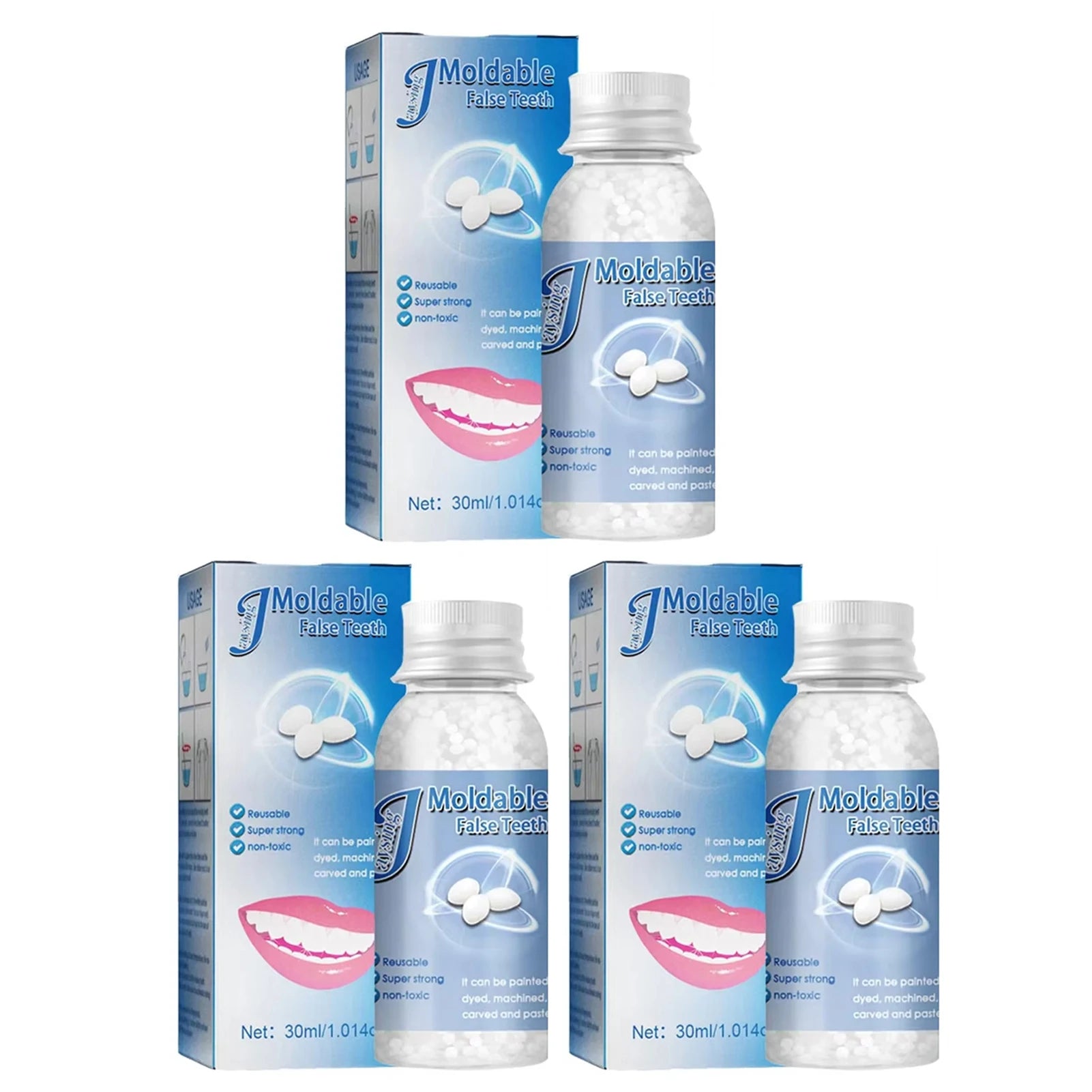 Temporary Tooth Repair Kit – DIY Moldable Filling & Gap Fix