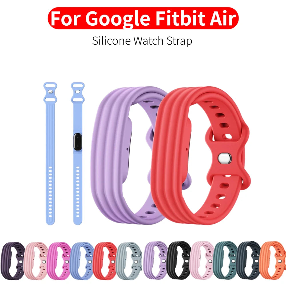 For Google Fitbit Air Strap Soft Silicone Sports Watch Wristband Fitness Tracker Replacement Bracelet For Fitbit Air Accessories Oasis Select