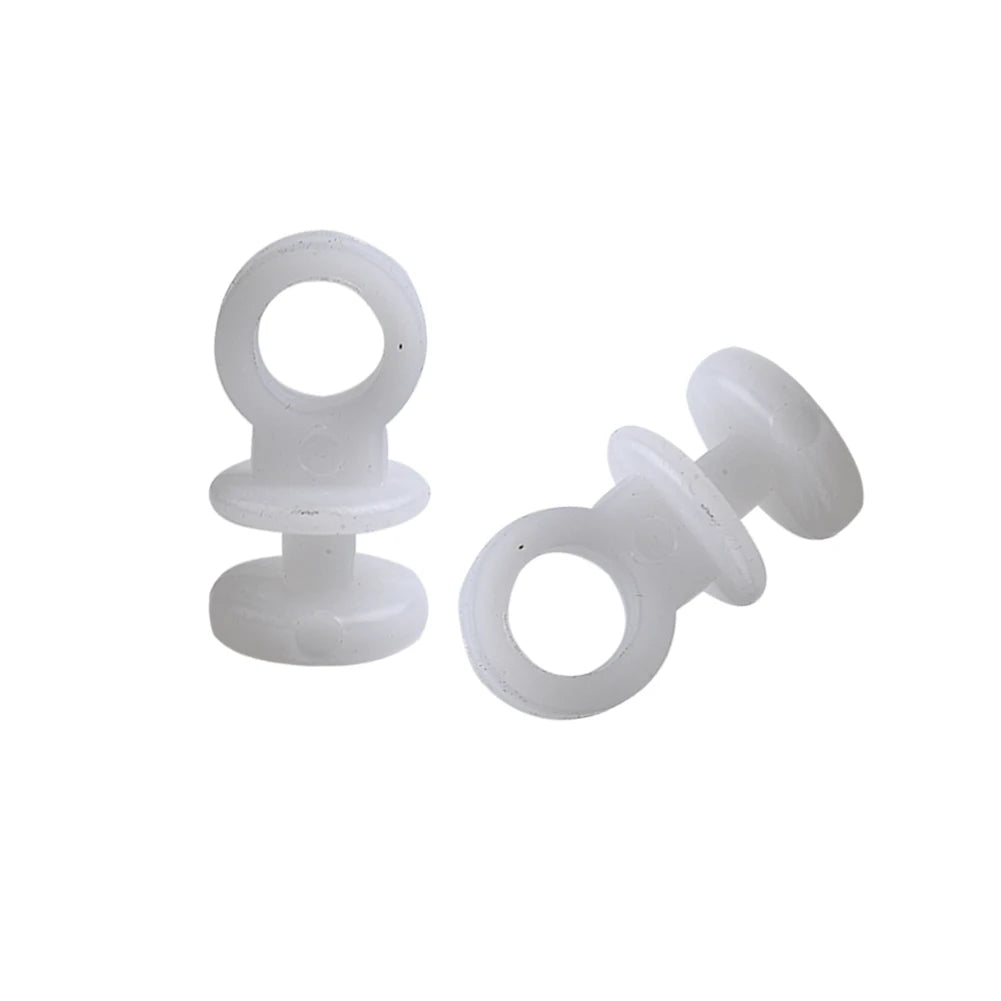 50pcs Car Curtain Track Gliders Runners Plastic Camping Vehicle RV Caravan Van Curtain Hooks Cars Accessories Boats Parts Oasis Select