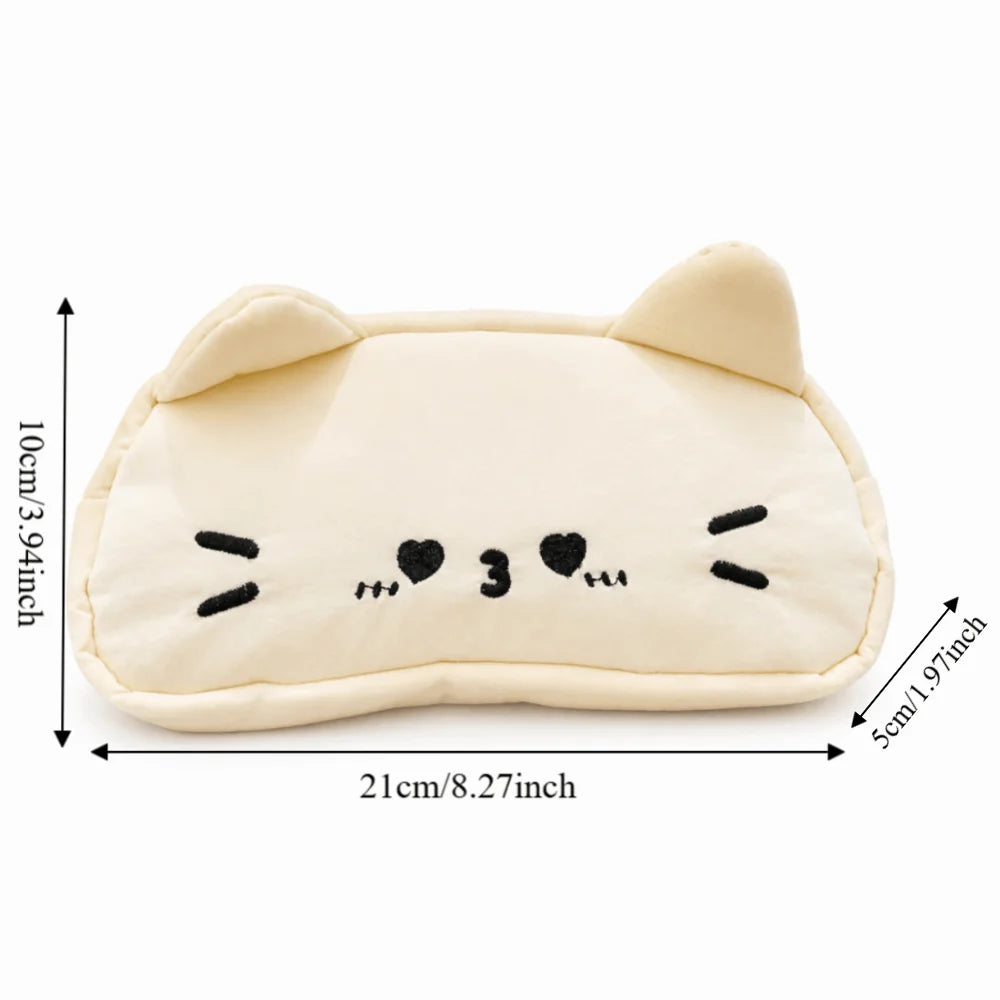 Funny Embroidered Cat Pencil Case Cartoon Cute Stationery Storage Bag Large Capacity Kawaii Kitty Stationer Bag Oasis Select