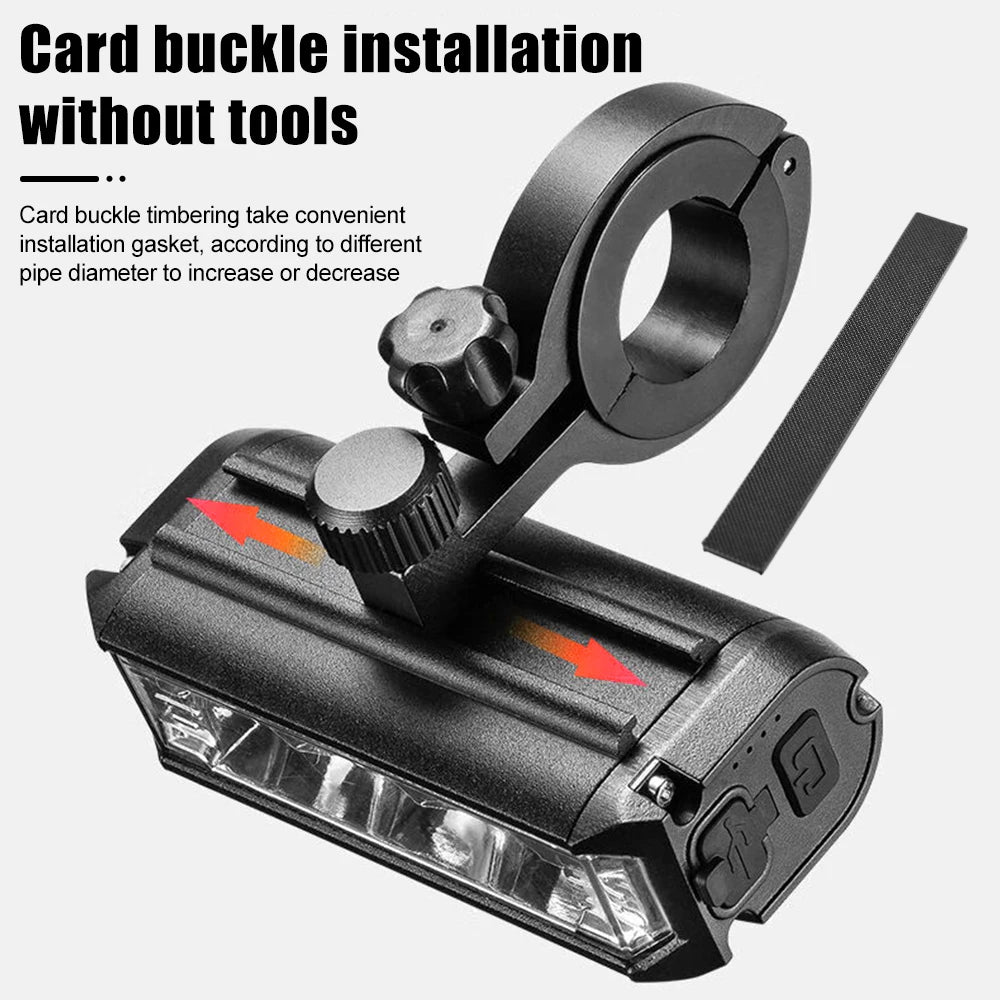 PHMAX Bicycle Front Light 1000 Lumen Type-C Rechargeable Flashlight 2000mAh Warning Light TMB Mountain Road Road Cycling Lamp Oasis Select
