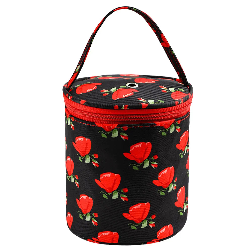 Rose Pattern Oxford Yarn Storage Tote Bag for Knitting & Crochet Yarn Storage Bag Oasis Select Rose france