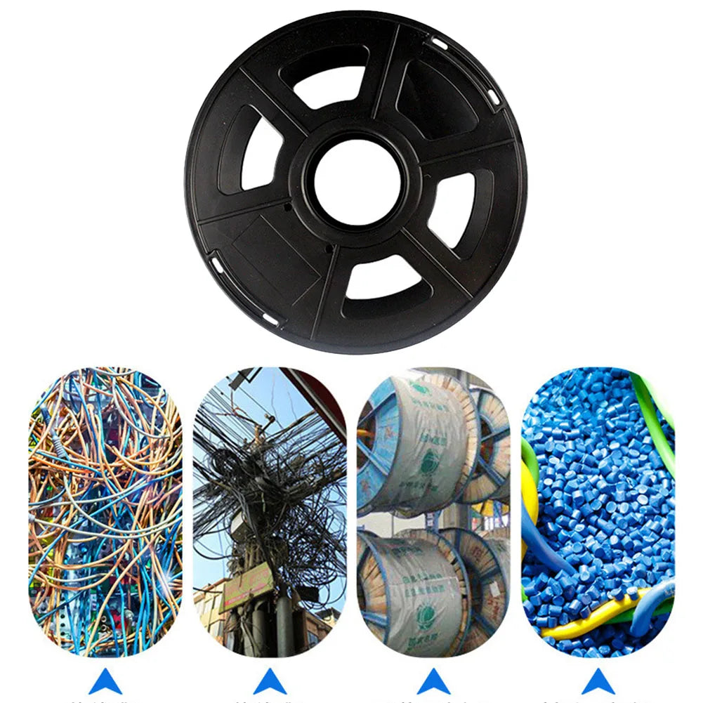 Empty Cable Wire Wrap Reel Drum For Christmas Lights Rope Leads Cables Filament Plastics 3D Printers Filament Empty Cable Reel Oasis Select Default Title