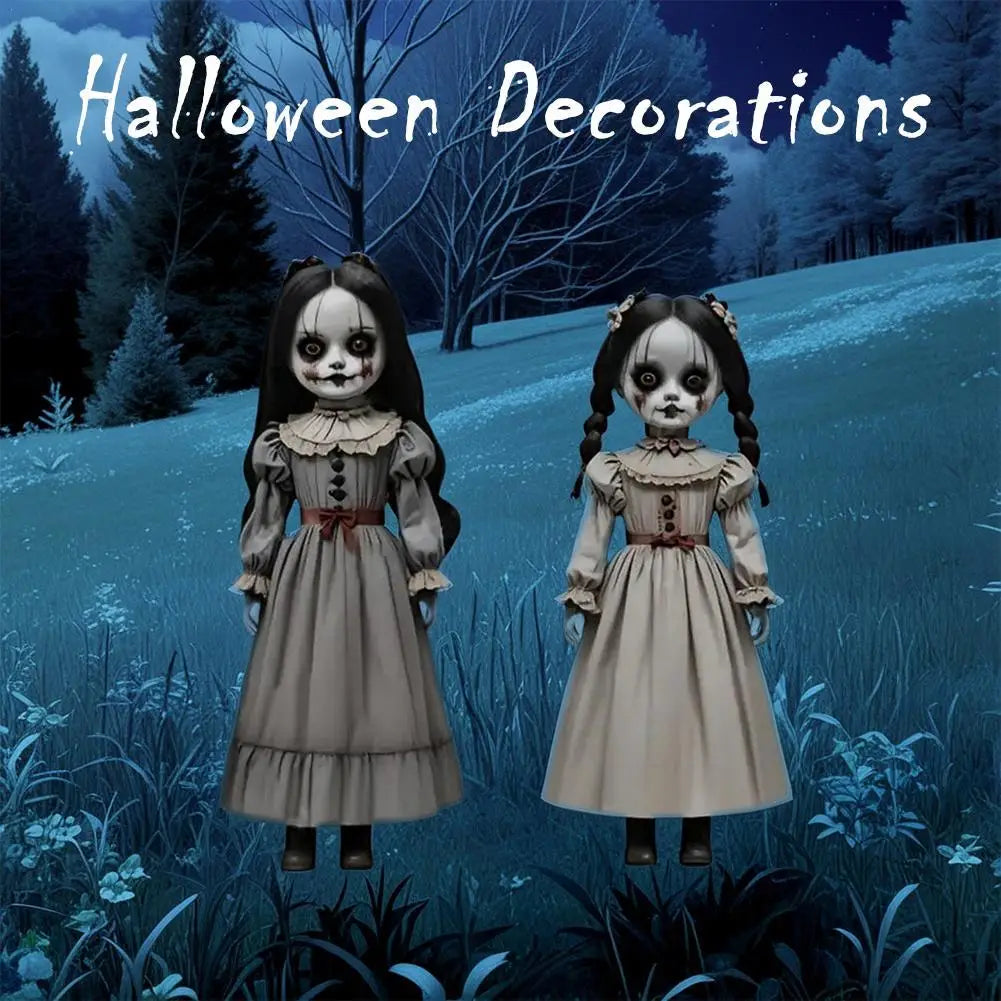 2D Halloween Ghost Ground Stake Outdoor Yard Decoration 60cm