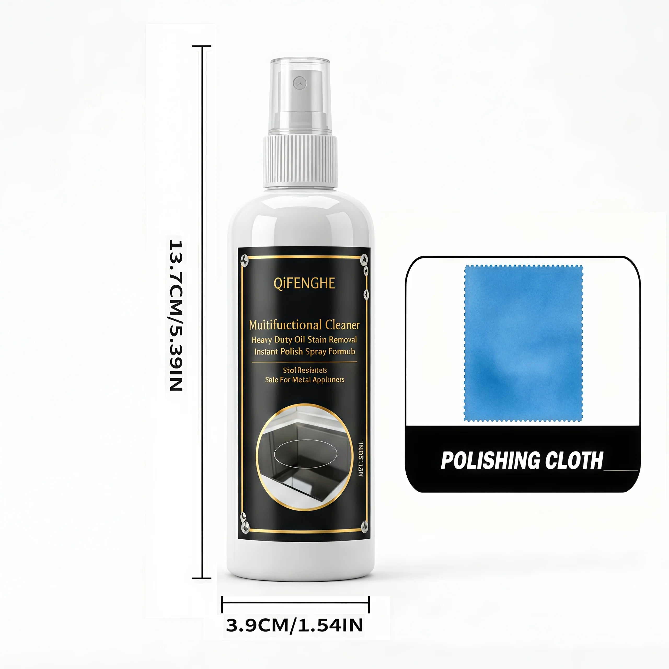 3.38oz Multipurpose Kitchen Cleaner Spray – No Disassembly Kitchen Cleaning Spray Oasis Select Other