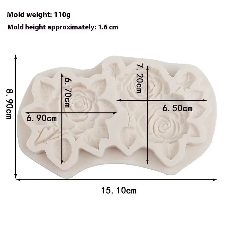 Flowers Leaves Silicone Sugarcraft Mold Chocolate Cupcake Baking Mould Fondant Cake Decorating Tools Oasis Select