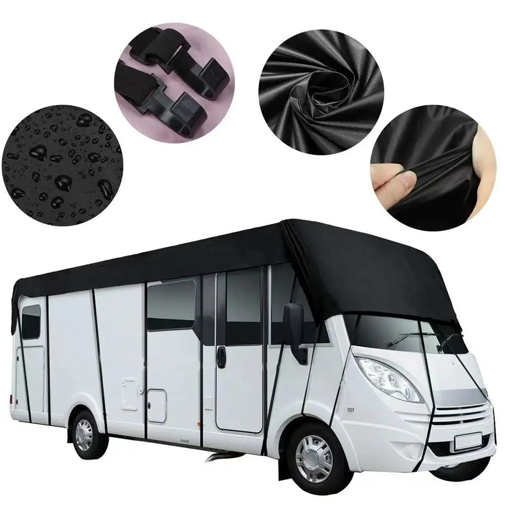 RV Roof Cover 210D Oxford Waterproof UV & Tear Resistant