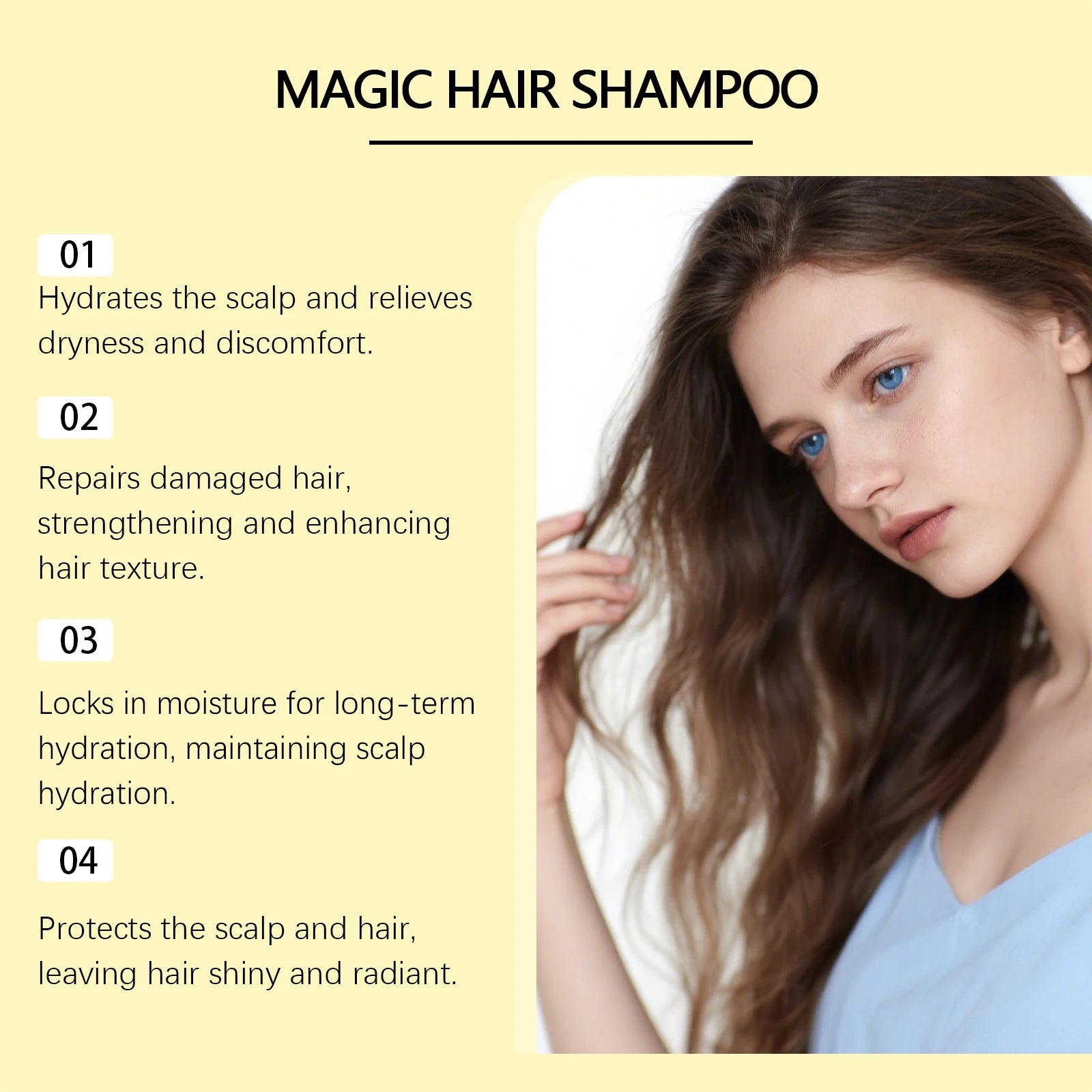 GleamXi Moisturizing and Radiant Shampoo - Refreshing and Hydrating Gentle Daily Cleansing Smooth and Voluminous Hair Care Oasis Select