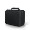 Portable Hard Shell Storage Case With Handle Zippered Makeup Tool Organizer Bag For Travel And Home Fridge Container Basket Oasis Select Black