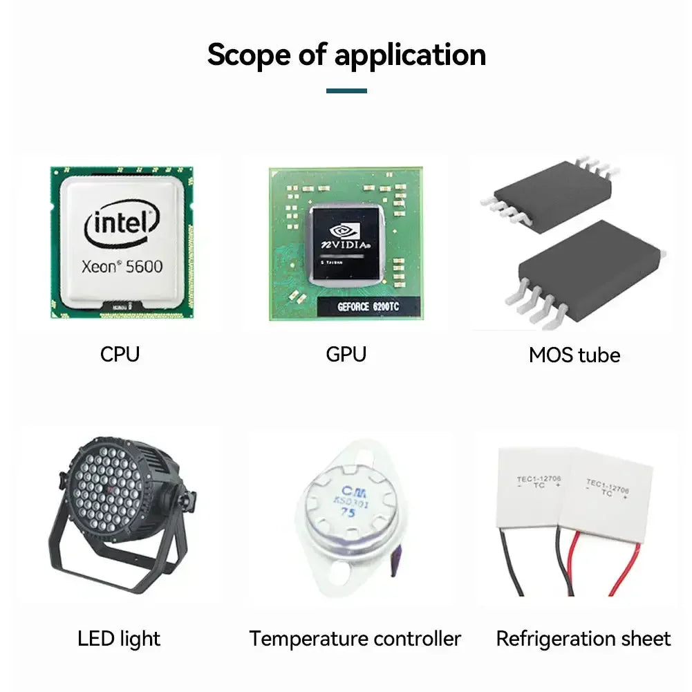 GD900 Thermal Paste CPU GPU Heatsink Silicone Grease 3–150g