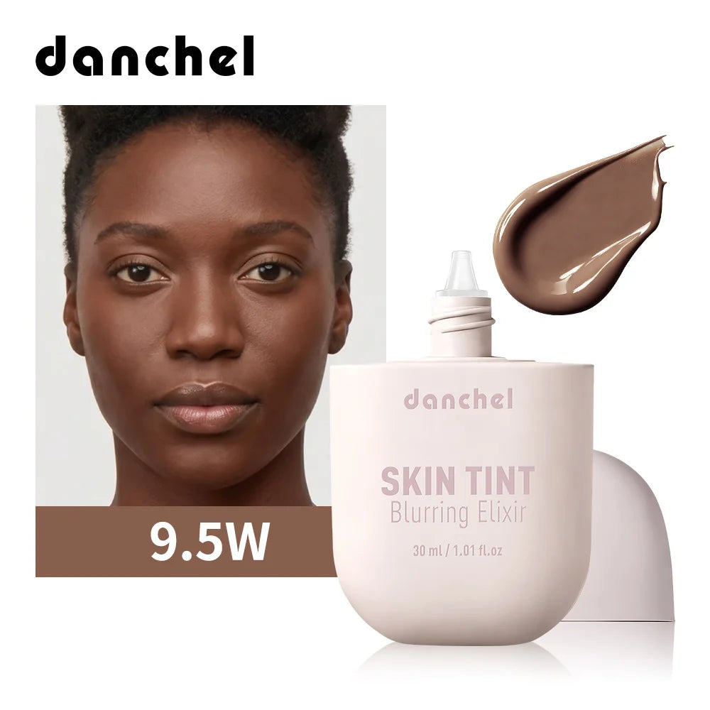 24 Colors Skin Tint Liquid Foundation Natural Finish Blur Pores Soft Focus Makeup Lightweight Hydrating Base for All Skin Types Oasis Select 9.5W