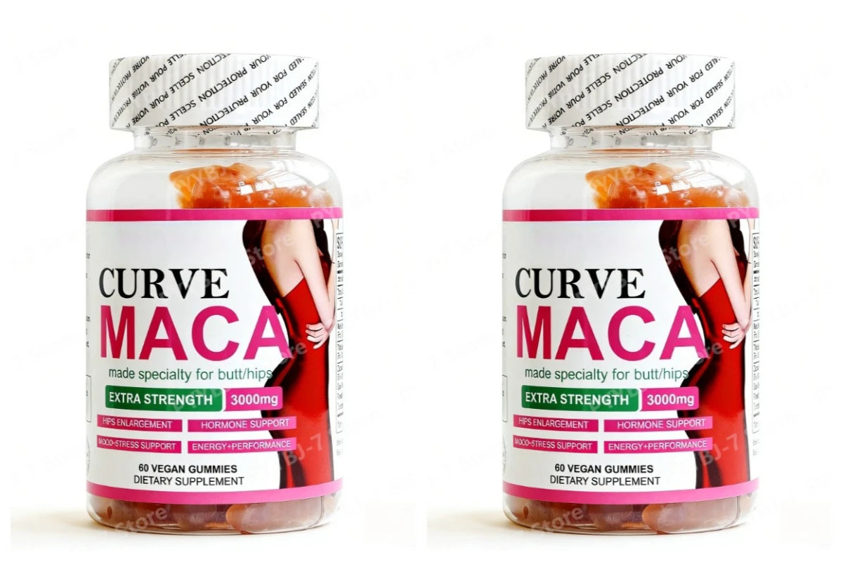 Vegan Maca Gummies – Plant Extract Energy Support, 60 Count Herbal Supplement Gummies Oasis Select 2bottles 120pieces