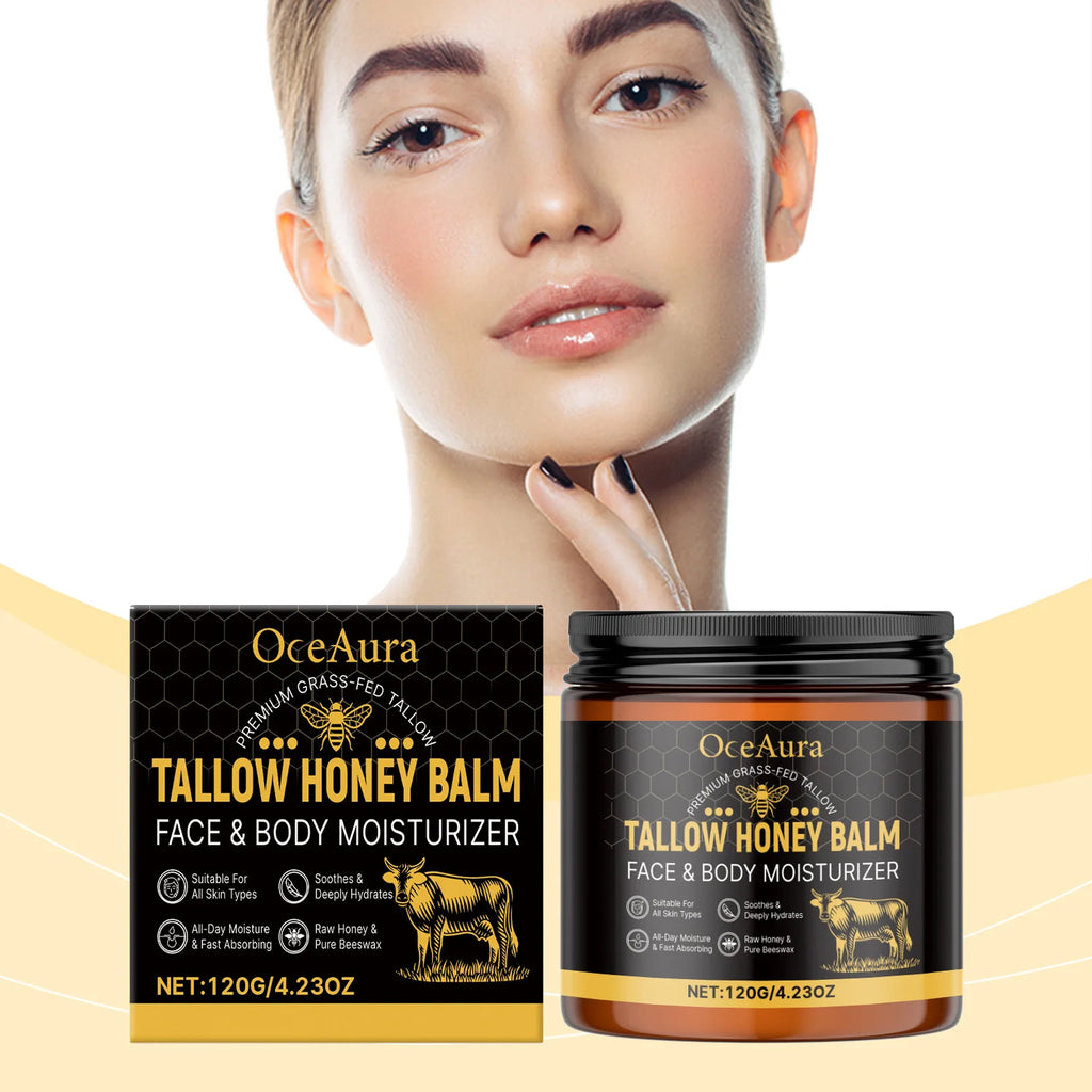 Tallow Honey Balm – Hydrating Brightening Firming Body Cream Body Moisturising Balm Oasis Select