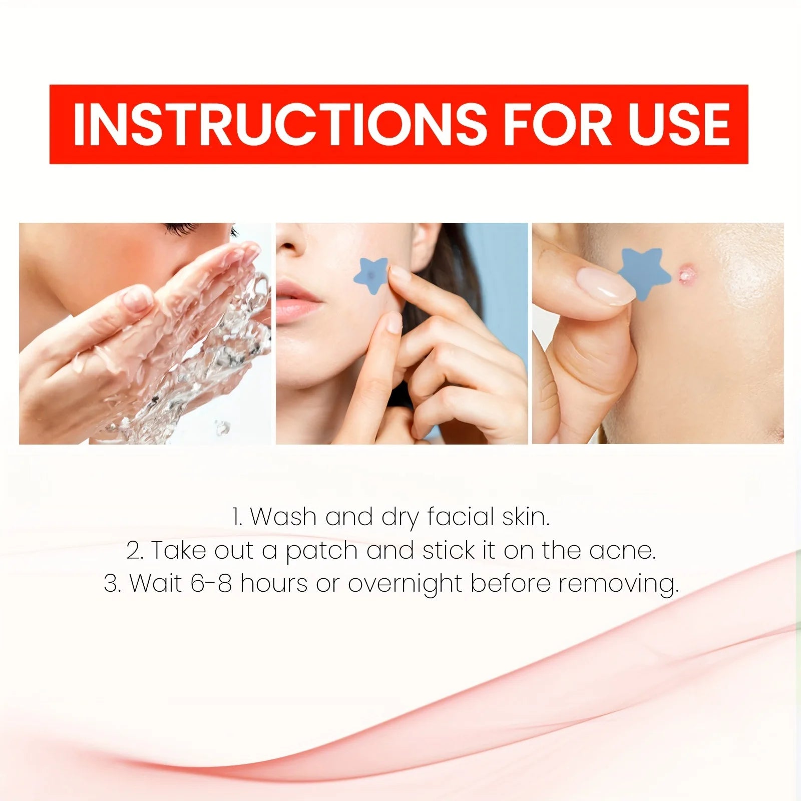 200pcs Star Acne Patch Facial Skin Care Fade Blemishes Pimple Marks Closed Acne Blemishes Cover Acne Pimple Repair Patch Oasis Select