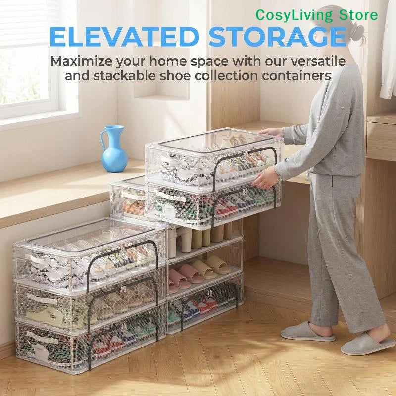 [CL]Transparent Shoe Storage Box Sports Shoes And High Heels Storage Box That Can Be Placed Under The Bed[CL] Oasis Select