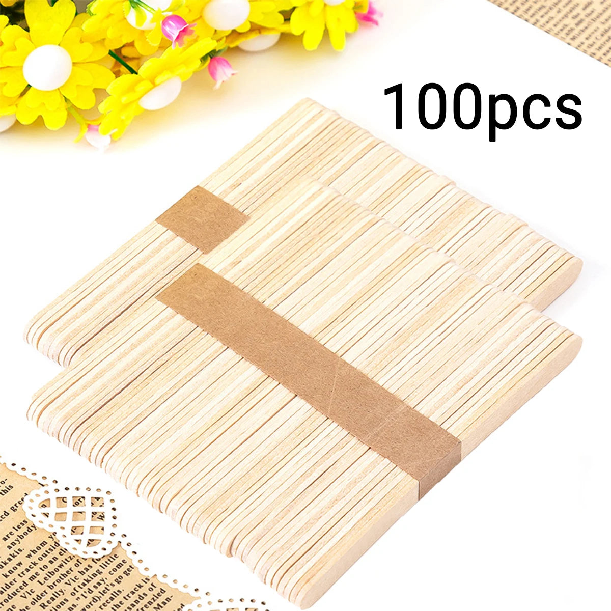 50/100/150pcs DIY wooden sticks, gift making, miniature scenes, mini houses, fairy gardens, dollhouses, handmade accessories. Oasis Select 100PCS