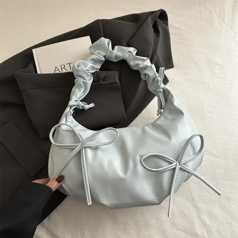Large Capacity Hobo Shoulder Bag | Casual PU Tote for Women