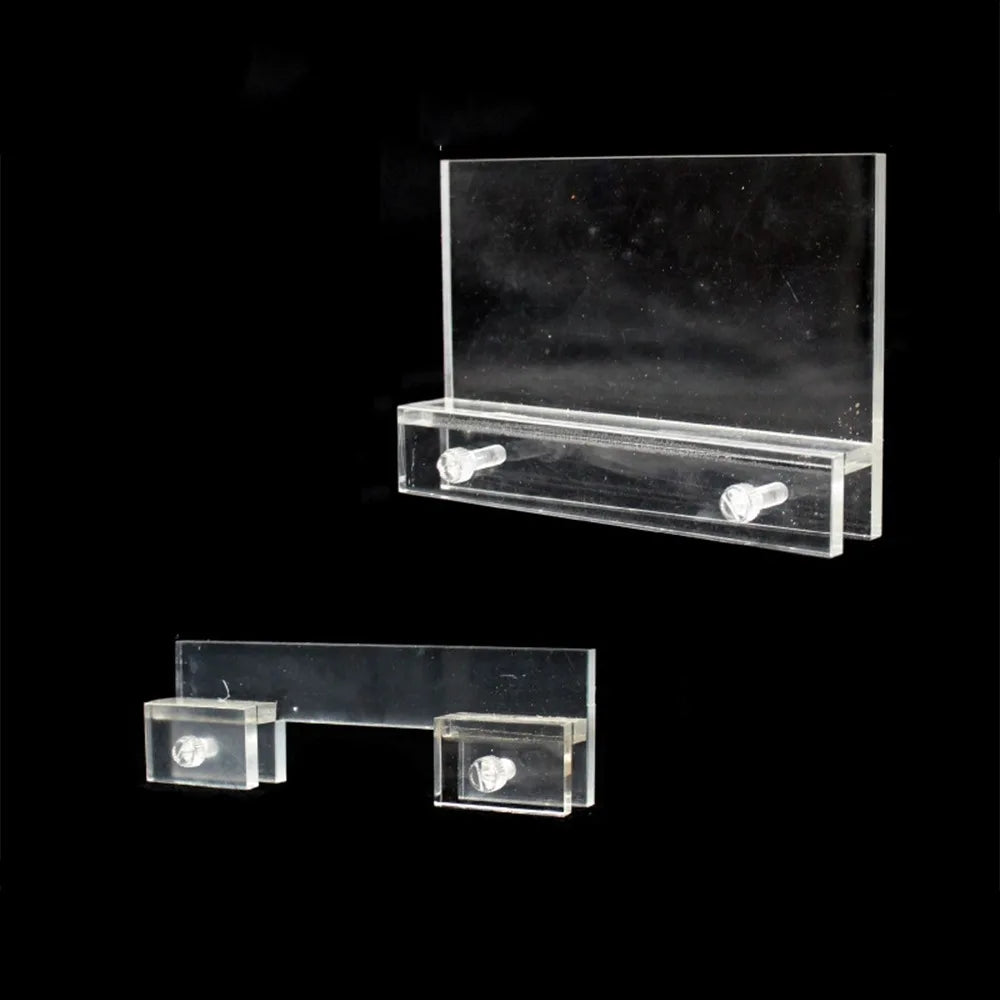 Clear Acrylic Aquarium LED Light Holder – No-Drill Stand Aquarium Light Stand Oasis Select Style 3