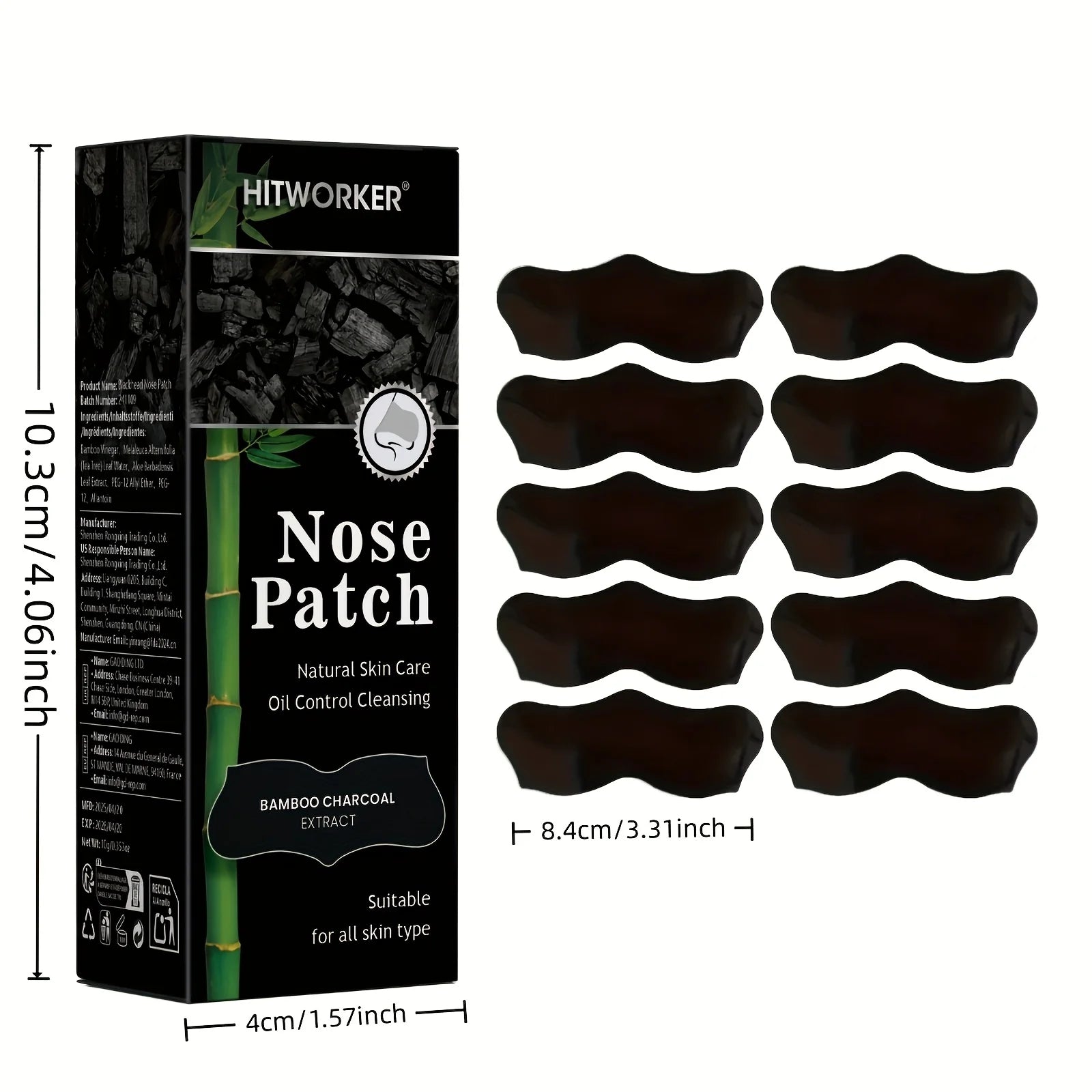 30pcs Deep Cleansing Nose Strips - Hypoallergenic, Rosemary Scented, for All Light Beige Types, Unisex Adult Facial Pore Cleansi Oasis Select