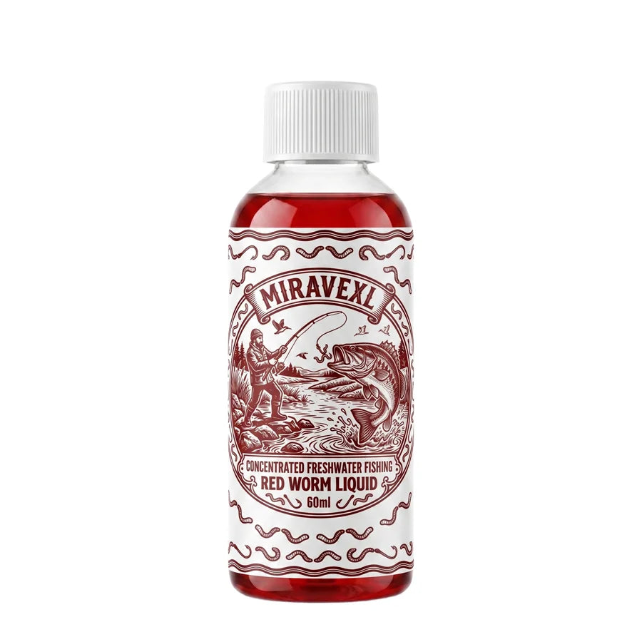 Concentrated Red Worm Liquid Fish Attractant Fishing Bait Additive Strong Scent Freshwater Carp Crucian Fishing Tackle Oasis Select 1PC