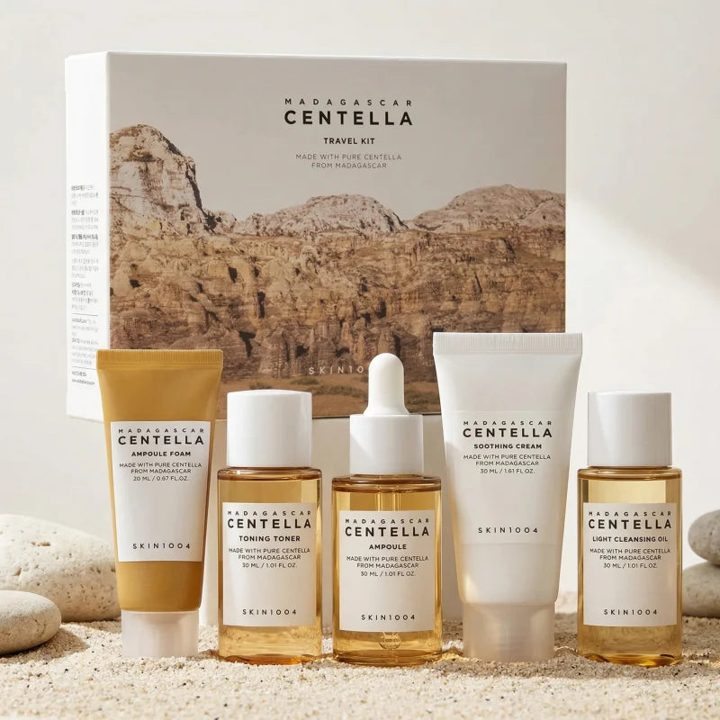 SKIN1004 Korean Centella Travel Kit – 5-Piece Mini Skincare Set