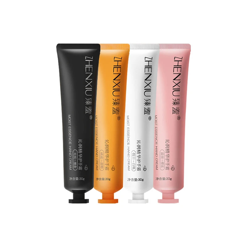 4PCS sandalwood, cherry blossoms, white peaches, sweet orange hand cream, dry and cracked hand care, moisturizing Oasis Select