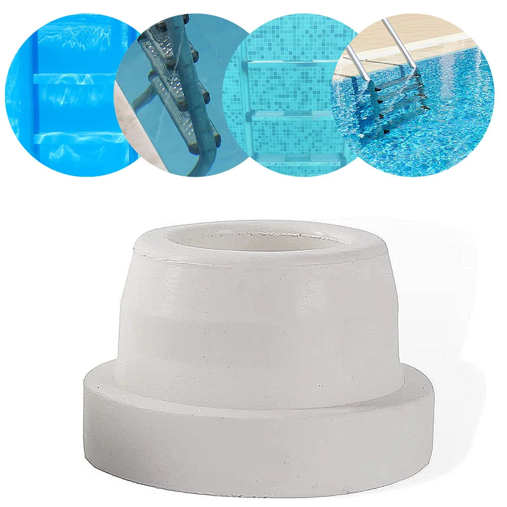 Pool Ladder Rubber Bumper Cap – Universal Inground Safety Plug Pool Ladder Accessory Oasis Select