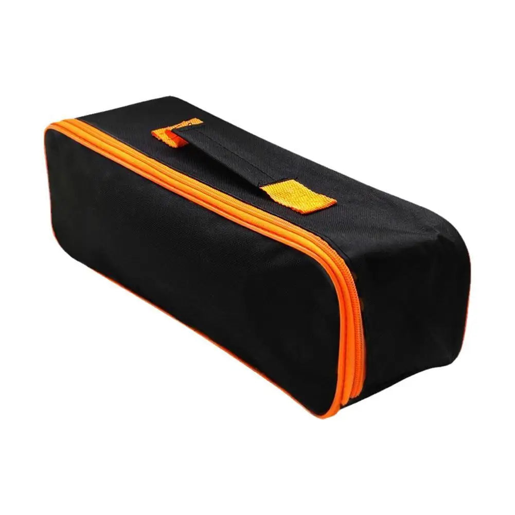 3 Sizes Tool Pouch With Zipper,Tool Bag For Screw Plier Wrench Screwdriver Mechanic Car Vacuum Hand Power Tool Storage Organizer Oasis Select black M-37.5CM