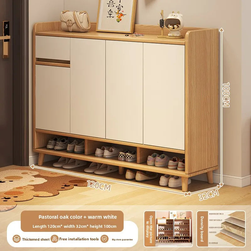 Shoe cabinet, indoor new entry locker at the entrance of the home, integrated storage shoe rack against the wall Oasis Select 120 32 100cm-B
