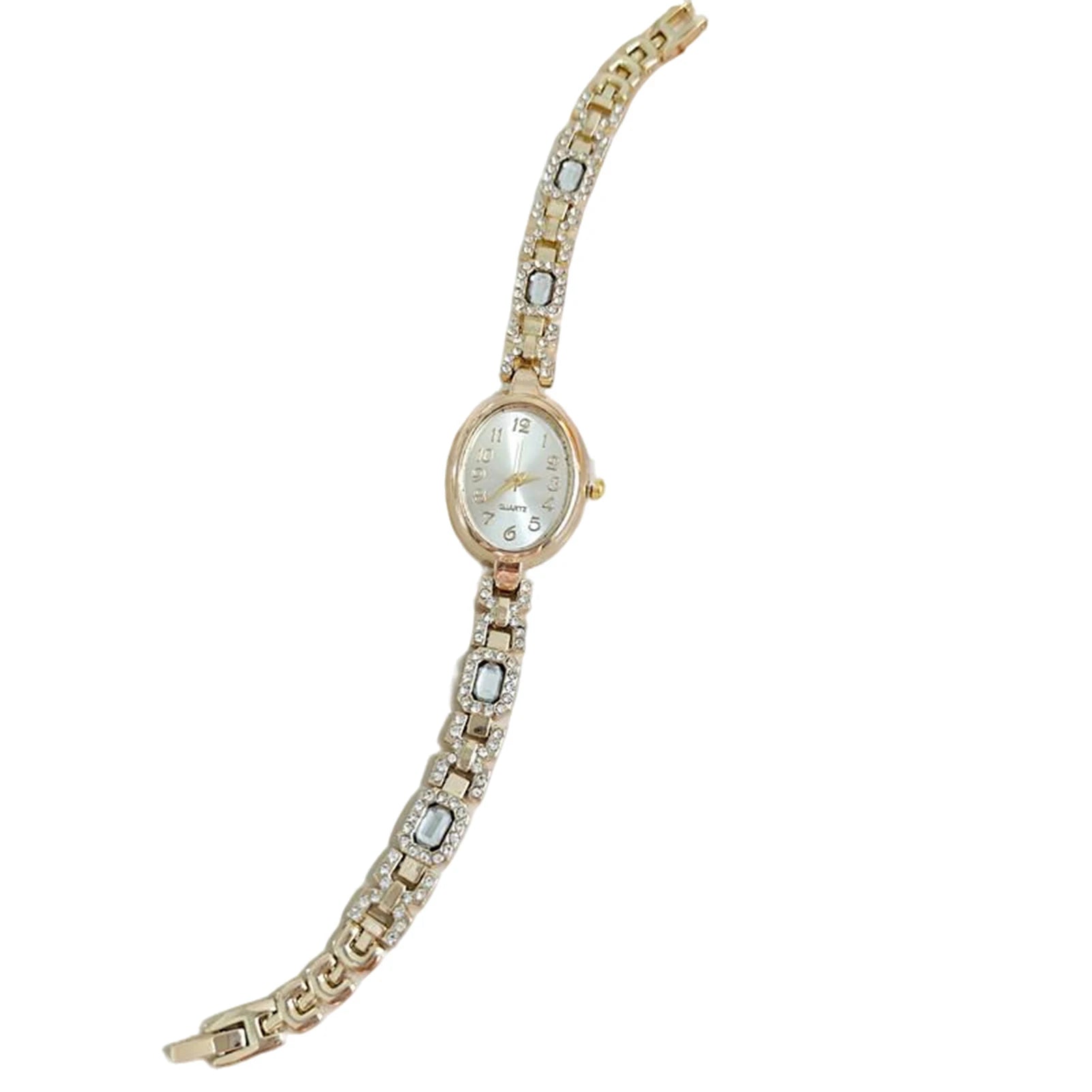Women's Crystal Rhinestone Bracelet Watch | Elegant Quartz