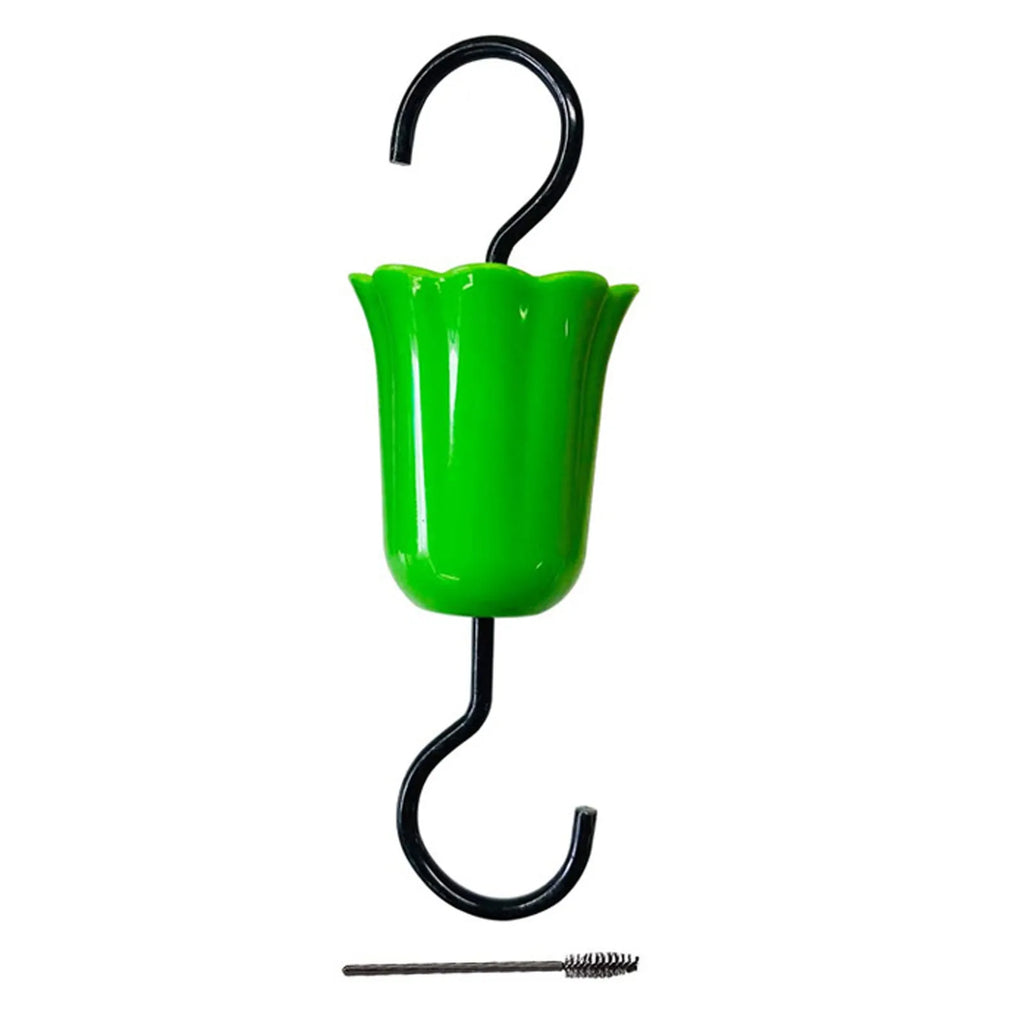 Hummingbird Feeder Ant Moat Guard with Hook – Insect Barrier Bird Feeder Accessory Oasis Select Green One Size