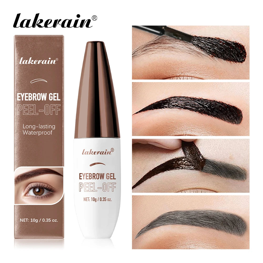 Peel-off Eyebrow Gel Waterproof And Sweat-proof Tattoo Long-Lasting Smudge-Proof Effect Natural Eyebrow Dye Eye Makeup Cosmetics Oasis Select