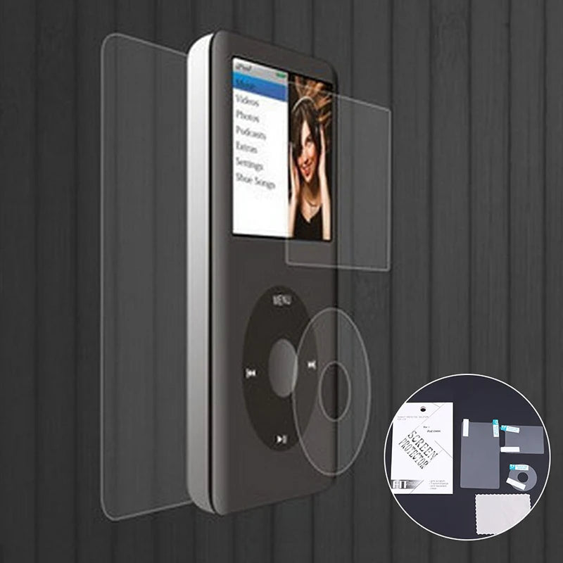 Hot Sale Clear Protector Film For IPod Classic 6th 7th 80GB 120GB 160GB Protective Film(Screen + Turntable + Back Cover Film) Oasis Select