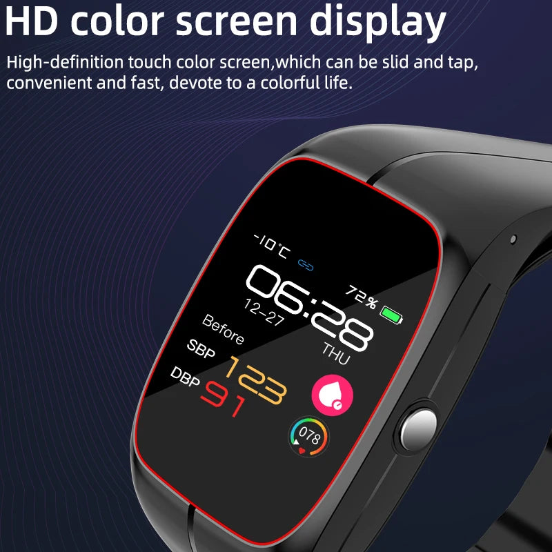 Blood Pressure Blood Oxygen Body Temperature Heart Rate Monitor Smartwatch Men Women Waterproof Sleep Sport Smart Watches Health Oasis Select