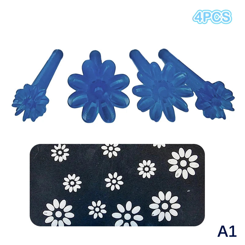 3/4pcs Flower Floral Dotting Tools Set Mandala Dotting Embossing Tools For Rock Art Stamp Pen DIY Graffiti Home Outdoor Oasis Select A1