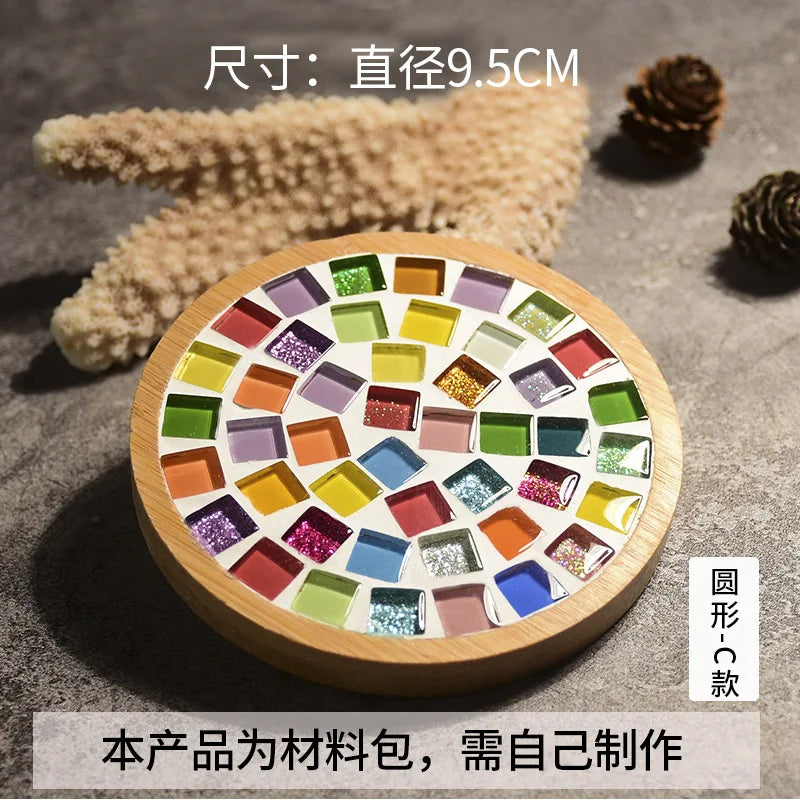 Mosaic Coasters DIY Creative Children's Handmade Material Event