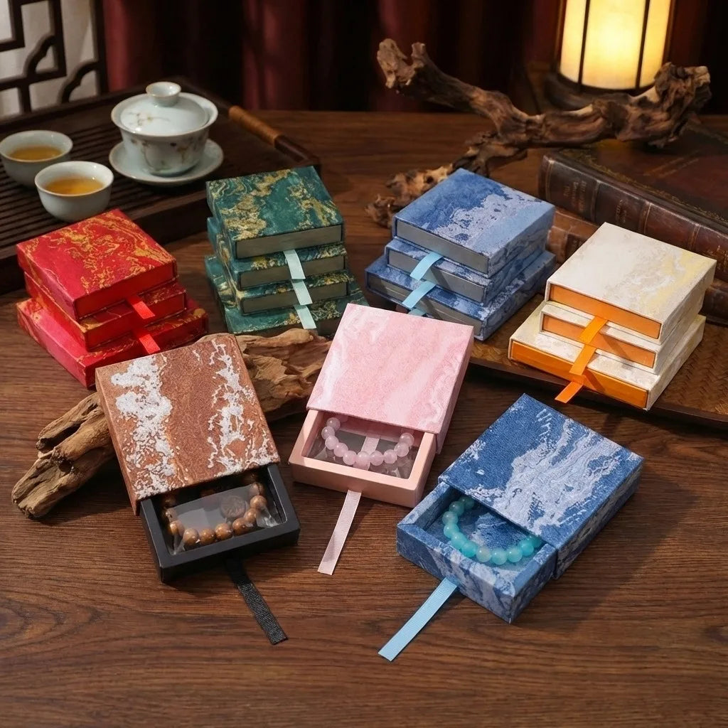 Pull-Out Floating Drawer Jewelry Box – Rings & Necklaces