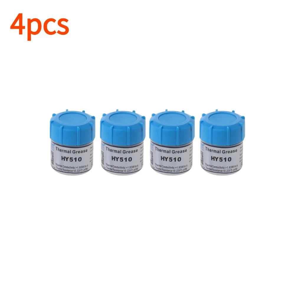 1/-10pcs 10g HY510 Silicone Thermal Paste CPU Thermal Paste For Conductive Grease Heatsink CPU GPU Chipset Notebook Cooling Oasis Select 4pcs