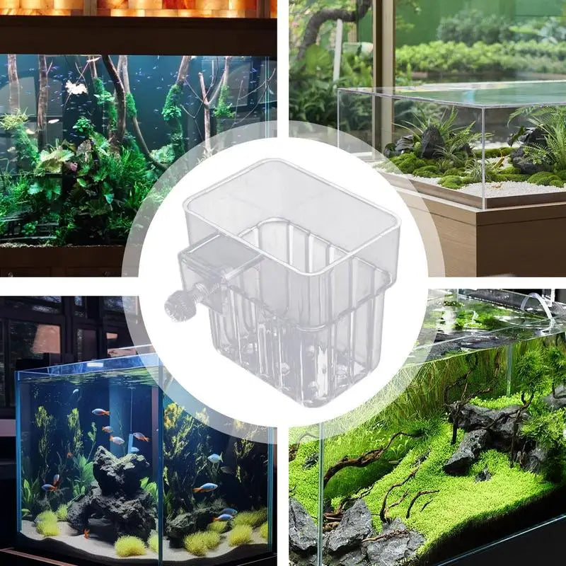 Fish Tank Plant Holder Aquarium Plant Basket with Hook Fish Tank Plant Cup Aquatic Plant Cup Aquarium Decorations Plants Pot Oasis Select
