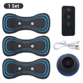 Muscle Electric Massager 2/3/4 Pcs EMS Neck Massage Machine 8 Modes 19 Levels of Strength Vibrater Instrument Treatment Oasis Select 04 remote control