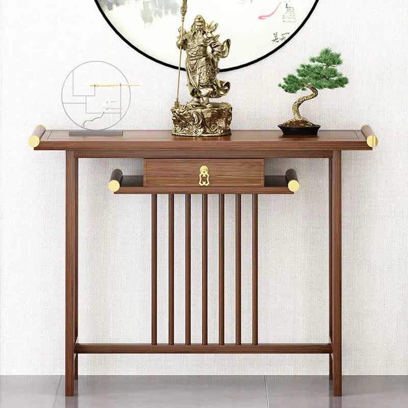 New Chinese-style table, end view table, table case, Zen-style foyer Buddhist table, end view table, porch cabinet, narrow style Oasis Select