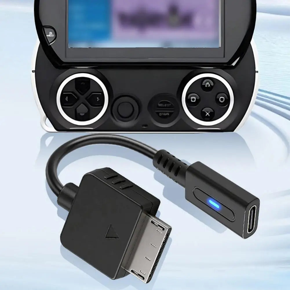 Type-C Charging Adapter Cable for Sony PSP GO Console | LED