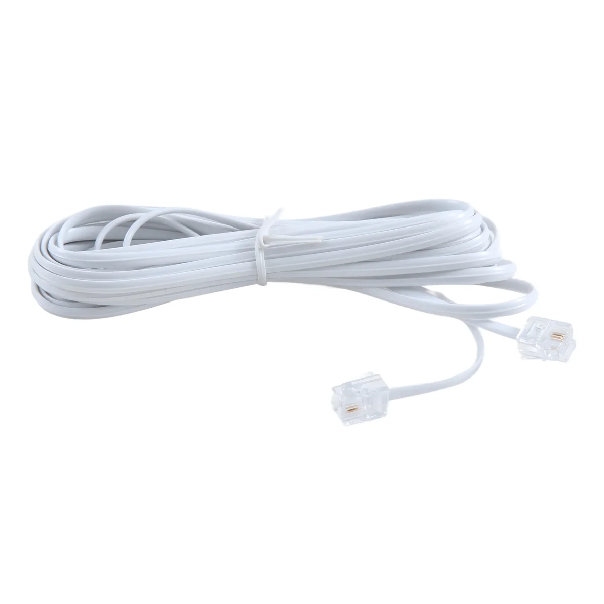 6P2C RJ11 Male to Male Plug Telephone Line Cable Wire 5M Oasis Select